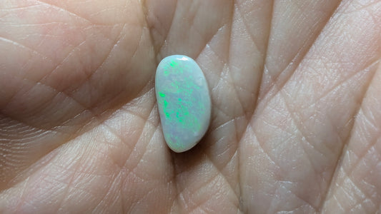 Opal + freeform with green & yellow tones visible